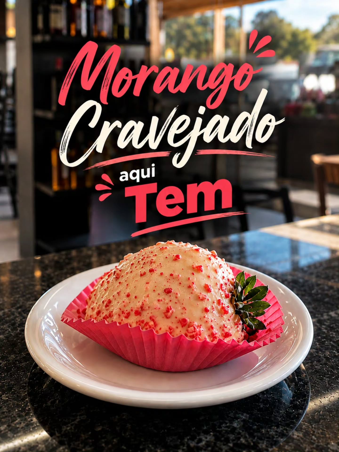 morango cravejado na sagadi, morango do amor
